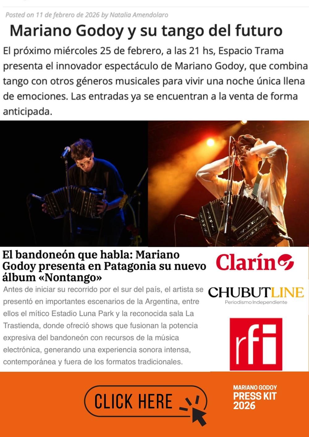 Press kit de Mariano Godoy, página 3